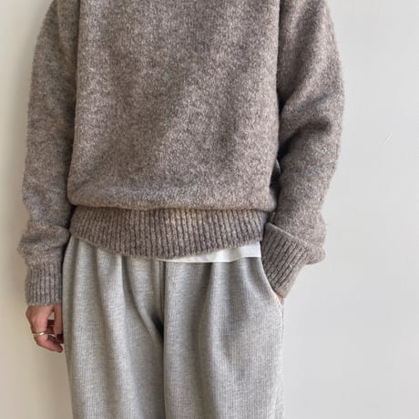 《予約販売》melange over knit/3colors_nt1869