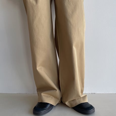 《予約販売》side buckle tuck pants/2colors_np0952