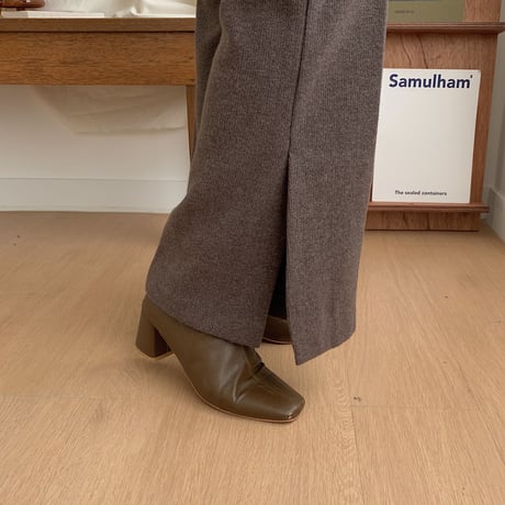 ✳︎予約販売✳︎stretch slit slacks pants/2colors_np0118