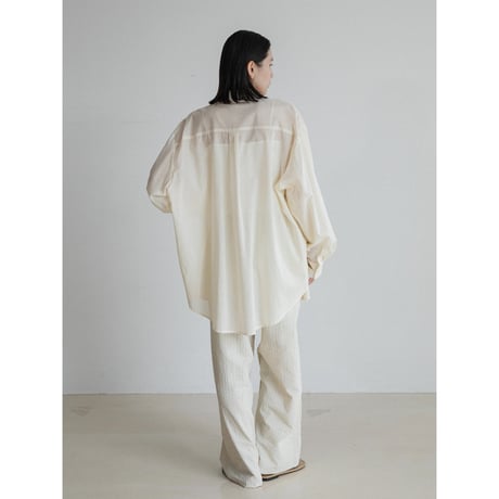 《予約販売》daily sheer over shirt/2colors_nb0309