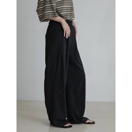 《予約販売》unique tuck wide pants/2colors_np1117