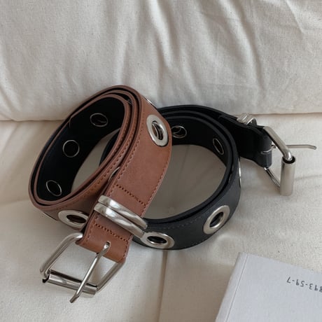 ✳︎予約販売✳︎punching belt/2colors_na0054
