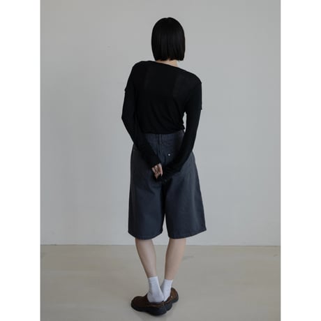 《予約販売》docking sheer tops/2colors_nt2244