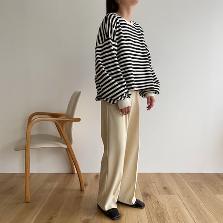《予約販売》border over mtm/2colors_nt1293