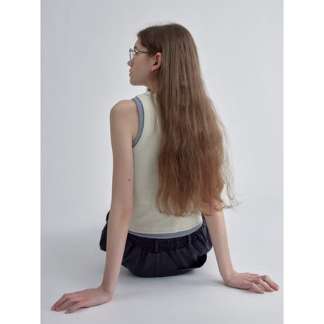 【NOKCHA original】back accent custom tank top/2colors_nt2570