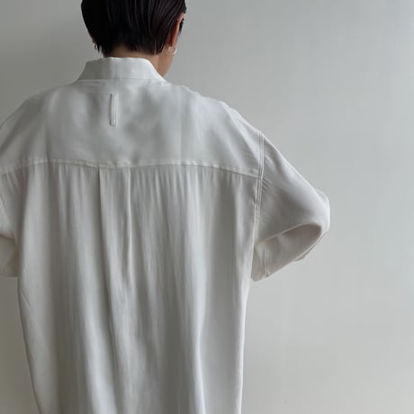【nokcha original】accent tuck blouse/white_nb0203