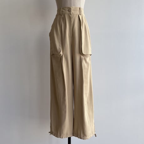 【nokcha original】2way pocket pants/beige_np0665