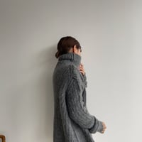 《予約販売》turtle neck lady knit_nt1155