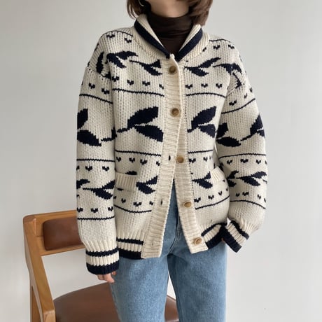 《予約販売》winter knit cardigan/2colors_nt1189