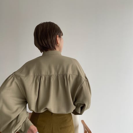 【nokcha original】2way lady gather blouse_nt1061