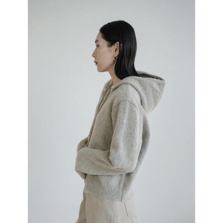 《予約販売》2way zip knit parker/2colors_nt2451