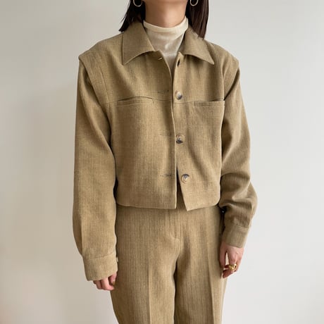 【nokcha original】material minimal jacket_no0206