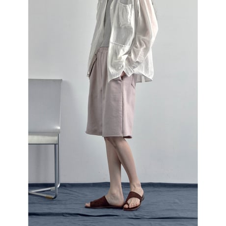 【NOKCHA original】ashed sweat harf pants/2colors_np1254