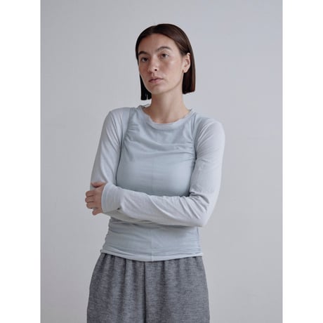 《予約販売》sheer layered tops/2colors_nt2510
