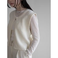 《予約販売》jacquard knit vest/2colors_nt2038