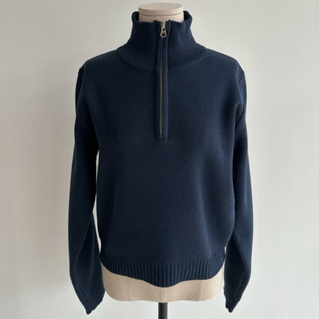 《予約販売》zip up simply knit/2colors_nt1928