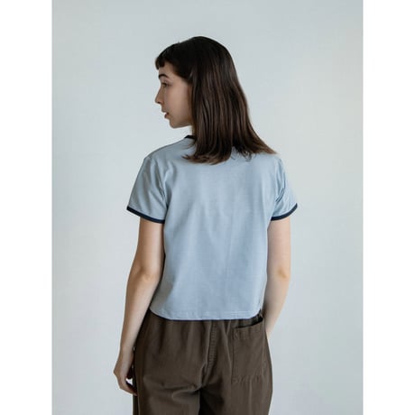 《予約販売》accent border daily minimal tee/2colors_nt2578