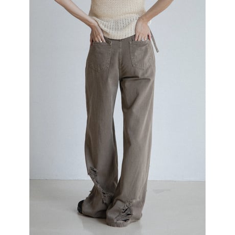 《予約販売》crash pigment jeans_nj0151