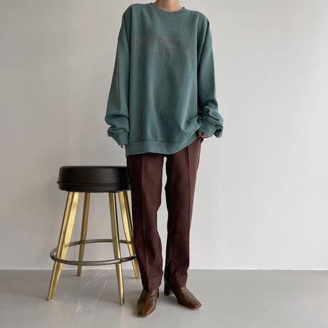 【nokcha original】roll up tapered pants/purple brown_np0461
