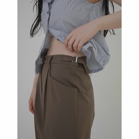【NOKCHA original】side belt half pants/2colors_np0993