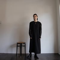 【nokcha original】sleeve dress/black_nd0135