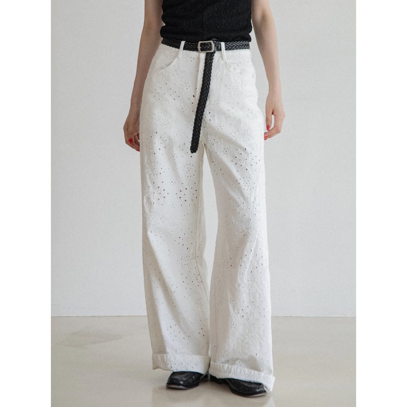 パンツ NOKCHA belt set punching jeans_nj0141 予約販売》belt set punching jeans_nj0141 | NOKCHA