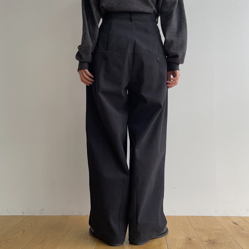 パンツ NOKCHA oval rich twill pants nokcha original】tuck oval twill pants/ 2colors