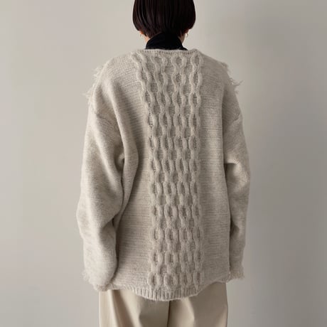 《予約販売》damage over knit/3colors_nt1910