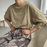 【nokcha original】stich melange tee/2colors_nt0965