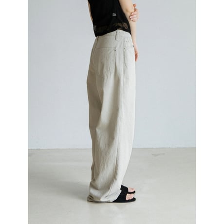《予約販売》twill wide straight pants/2colors_np1259