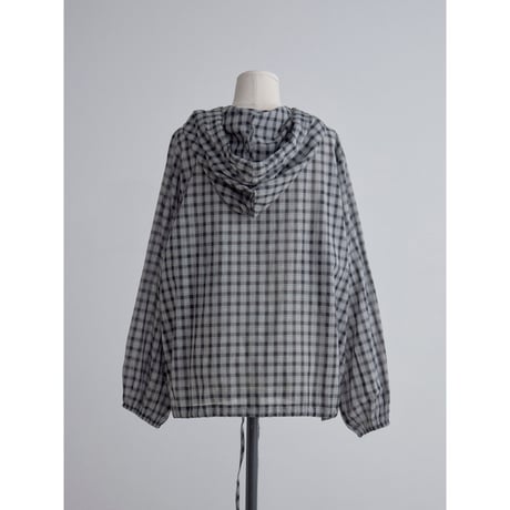 《予約販売》check hoodie shirt_nb0360