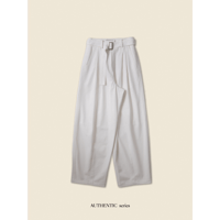 - AUTHENTIC series - mannish twill oval pants/2colors_an0009
