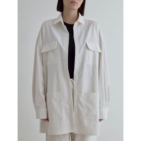 《予約販売》mannish shirt jacket/2colors_no0526