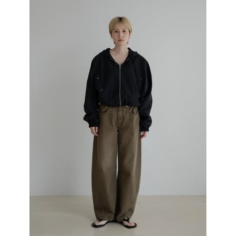 《予約販売》sheer hoodie jumper/2colors_no0461