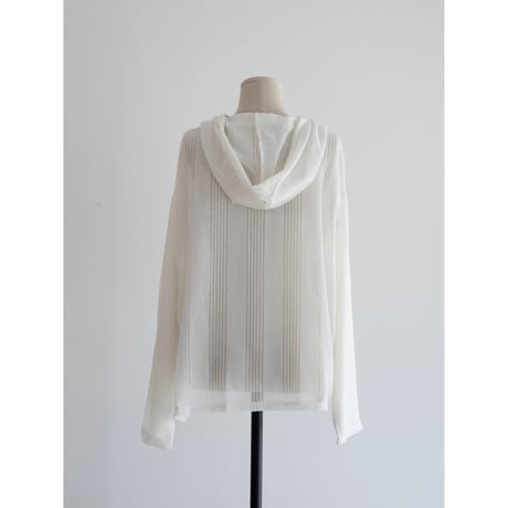 《予約販売》sheer over hoodie/2colors_no0389