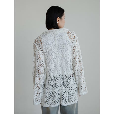 《予約販売》crochet cardigan_no0440