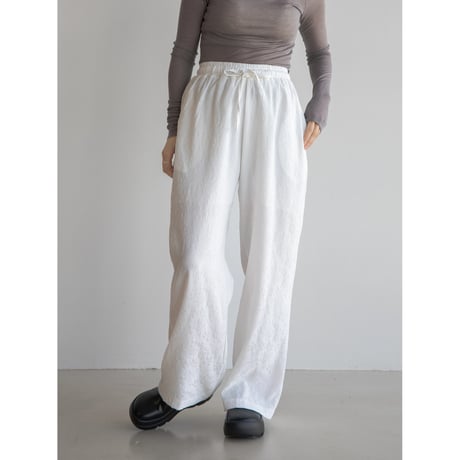 《予約販売》pattern jacquard pants/2colors_np0969