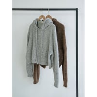 《予約販売》over knit hoodie/2colors_nt2432