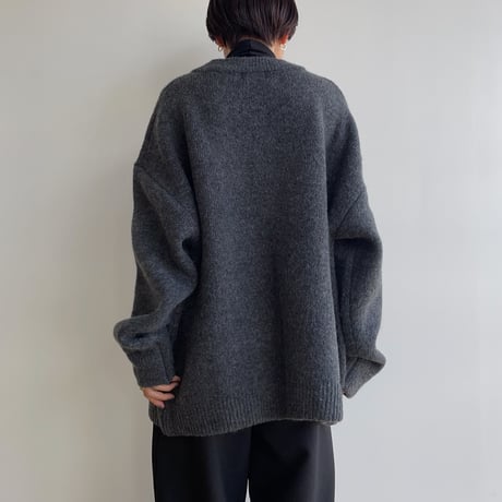 《予約販売》melange knit cardigan/2colors(unisex)_nt1892