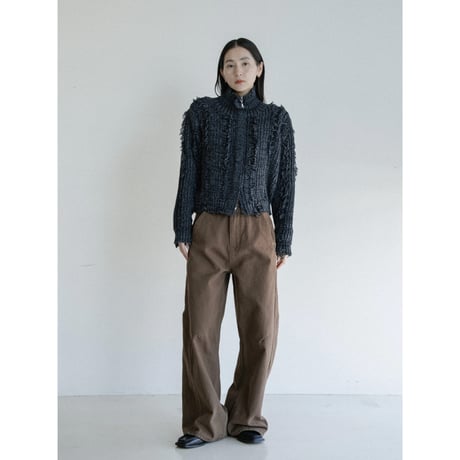 《予約販売》melange minimal knit cardigan_nt2462