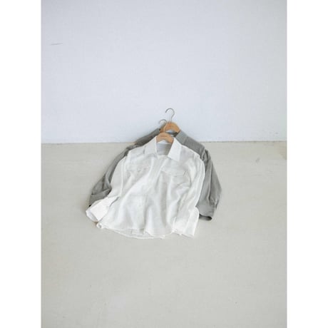 《予約販売》stripe sheer shirt/2colors_nb0368