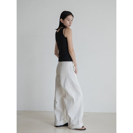 《予約販売》accent oval twill pants/2colors_np1143