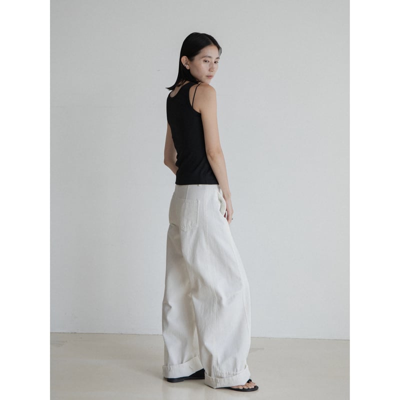 予約販売》accent oval twill pants/2colors_np1143 |