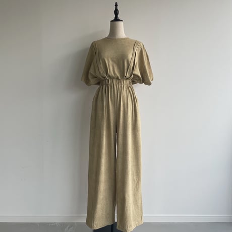 【nokcha original】melange jumpsuit_np0438