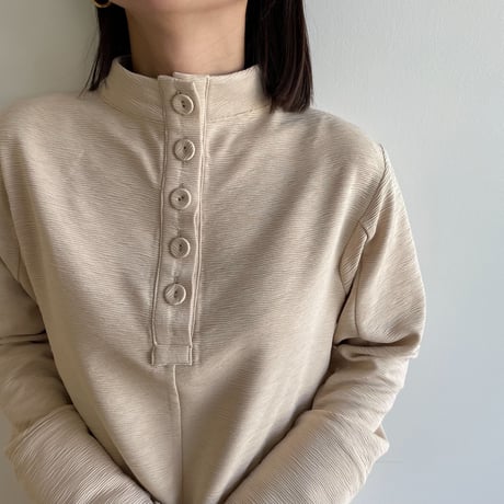 【nokcha original】2way jacquard blouse_nb0047