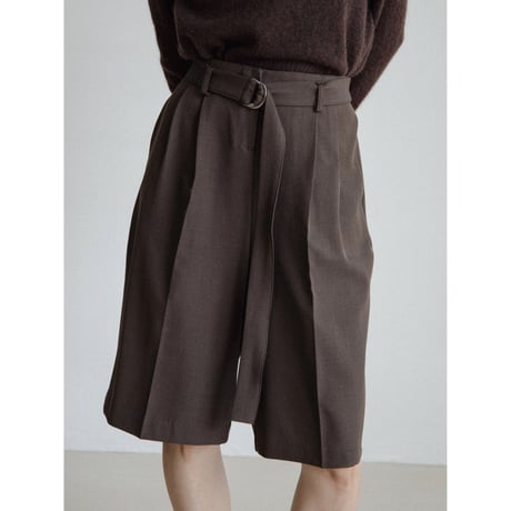 《予約販売》belt set bermuda pants/2colors_np1156
