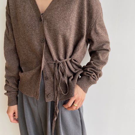《予約販売》string knit cardigan/2colors_nt1476