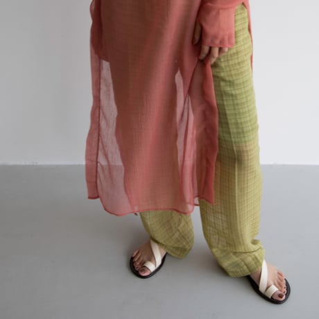 【nokcha original】slit sheer ops/2colors_nd0123
