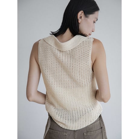 《予約販売》skipper knit sleeveless/2colors_nt2362