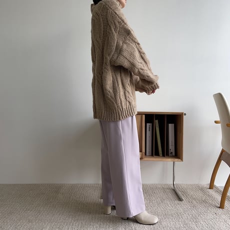 《予約販売》twist cable over knit_nt1224